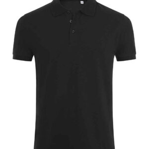 SOL'S Phoenix Piqué Polo Shirt | Black