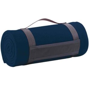 SOL'S Plaid Fleece Blanket | French Navy
