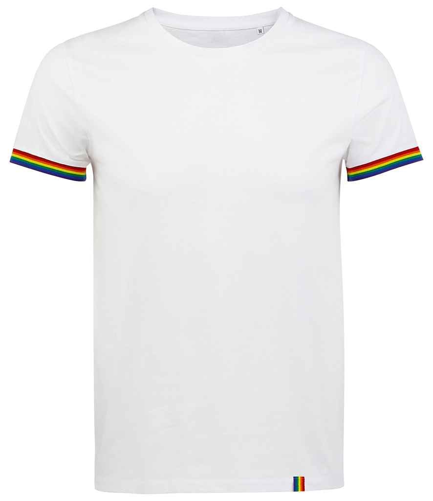 SOL'S Rainbow T-Shirt | White/Multicolour - Image 2