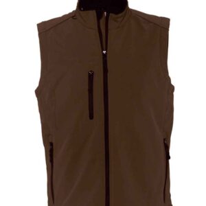 SOL'S Rallye Soft Shell Bodywarmer | Dark Chocolate