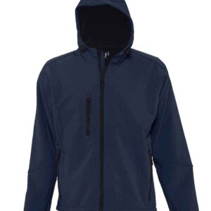 SOL'S Replay Hooded Soft Shell Jacket | French Navy