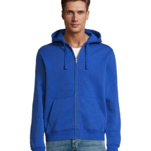 SOL'S Spike Full Zip Hooded Sweatshirt | Royal Blue