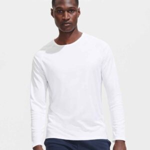 SOL'S Sporty Long Sleeve Performance T-Shirt | White