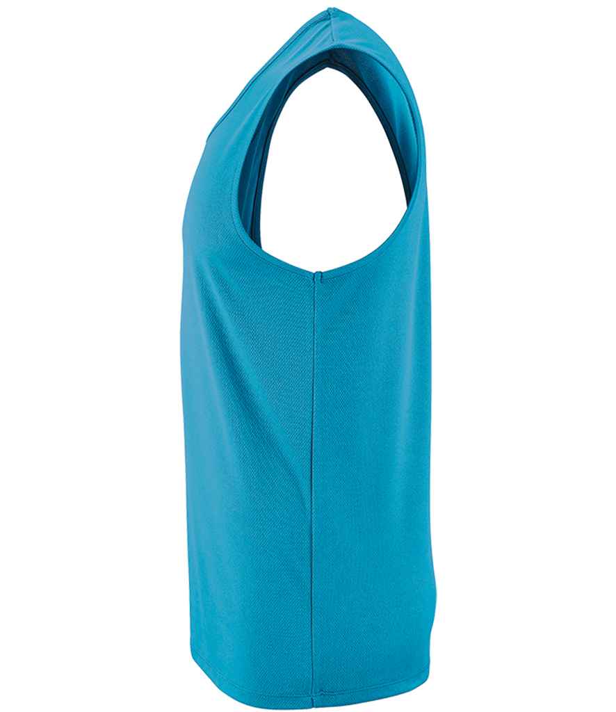 SOL'S Sporty Performance Tank Top | Aqua - Image 3