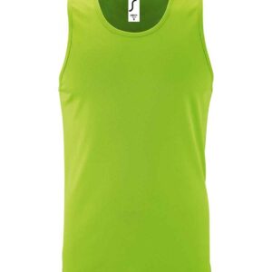 SOL'S Sporty Performance Tank Top | Neon Green
