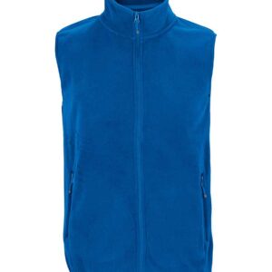 SOL'S Unisex Factor Recycled Micro Fleece Bodywarmer | Royal Blue