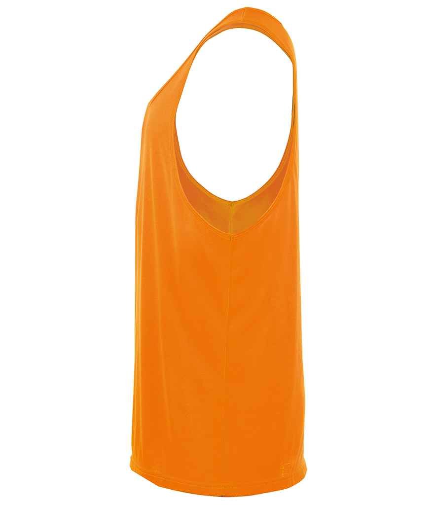 SOL'S Unisex Jamaica Tank Top | Neon Orange - Image 3