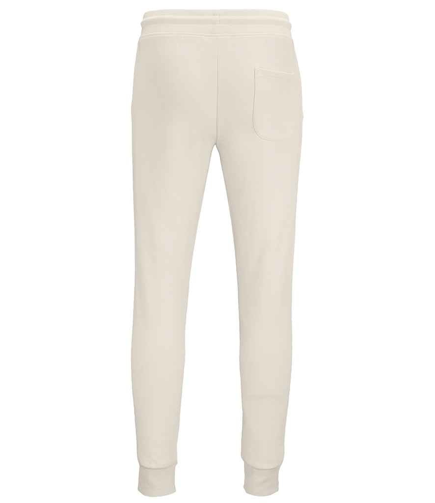 SOL'S Unisex Jumbo Organic Jog Pants | Off White - Image 3