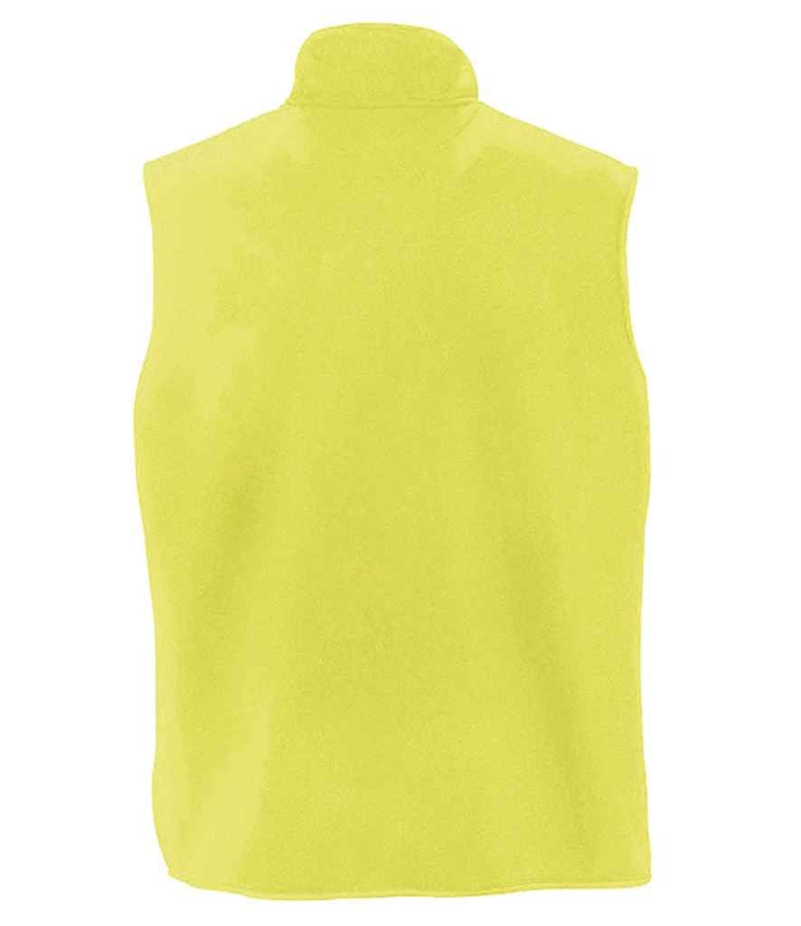 SOL'S Unisex Norway Fleece Bodywarmer | Neon Yellow - Image 2
