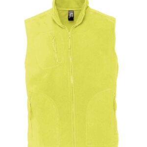 SOL'S Unisex Norway Fleece Bodywarmer | Neon Yellow