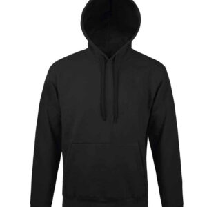 SOL'S Unisex Snake Hooded Sweatshirt | Black
