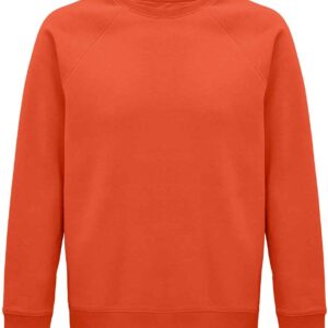 SOL'S Unisex Space Organic Raglan Sweatshirt | Burnt Orange