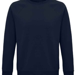 SOL'S Unisex Space Organic Raglan Sweatshirt | French Navy