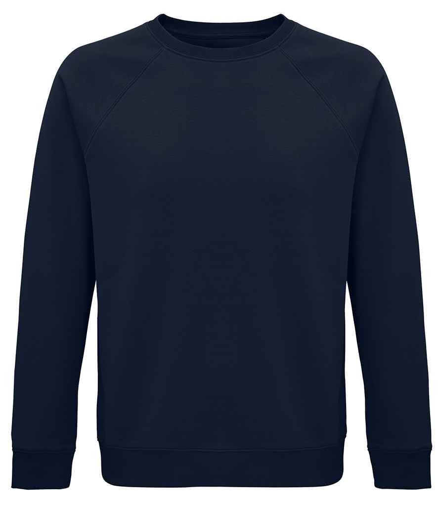 SOL'S Unisex Space Organic Raglan Sweatshirt | French Navy