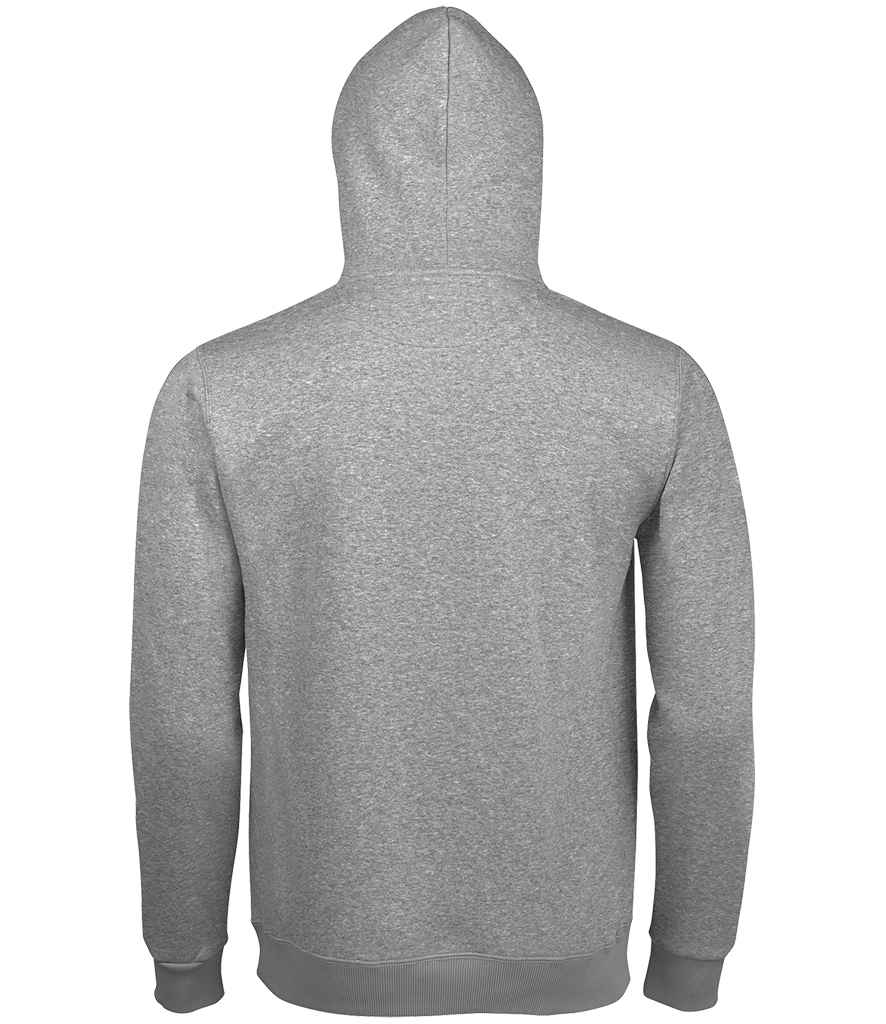 SOL'S Unisex Spencer Hooded Sweatshirt | Grey Marl - Image 2