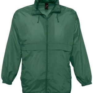 SOL'S Unisex Surf Windbreaker Jacket | Forest Green