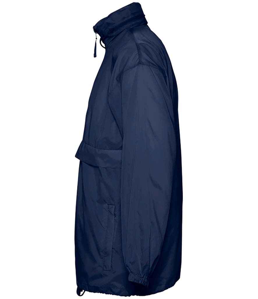 SOL'S Unisex Surf Windbreaker Jacket | Navy - Image 3