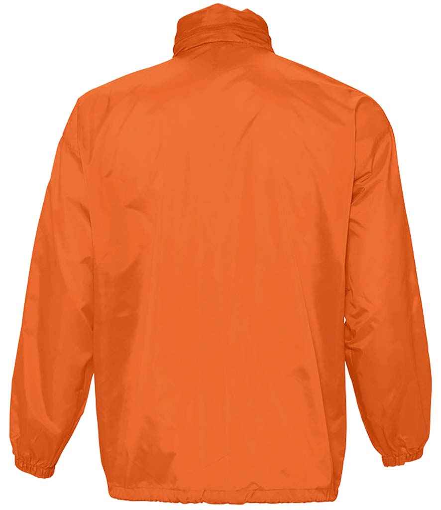 SOL'S Unisex Surf Windbreaker Jacket | Orange - Image 2