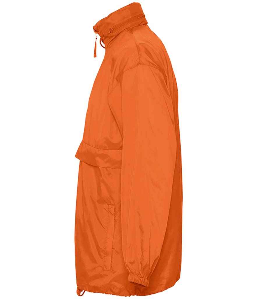 SOL'S Unisex Surf Windbreaker Jacket | Orange - Image 3