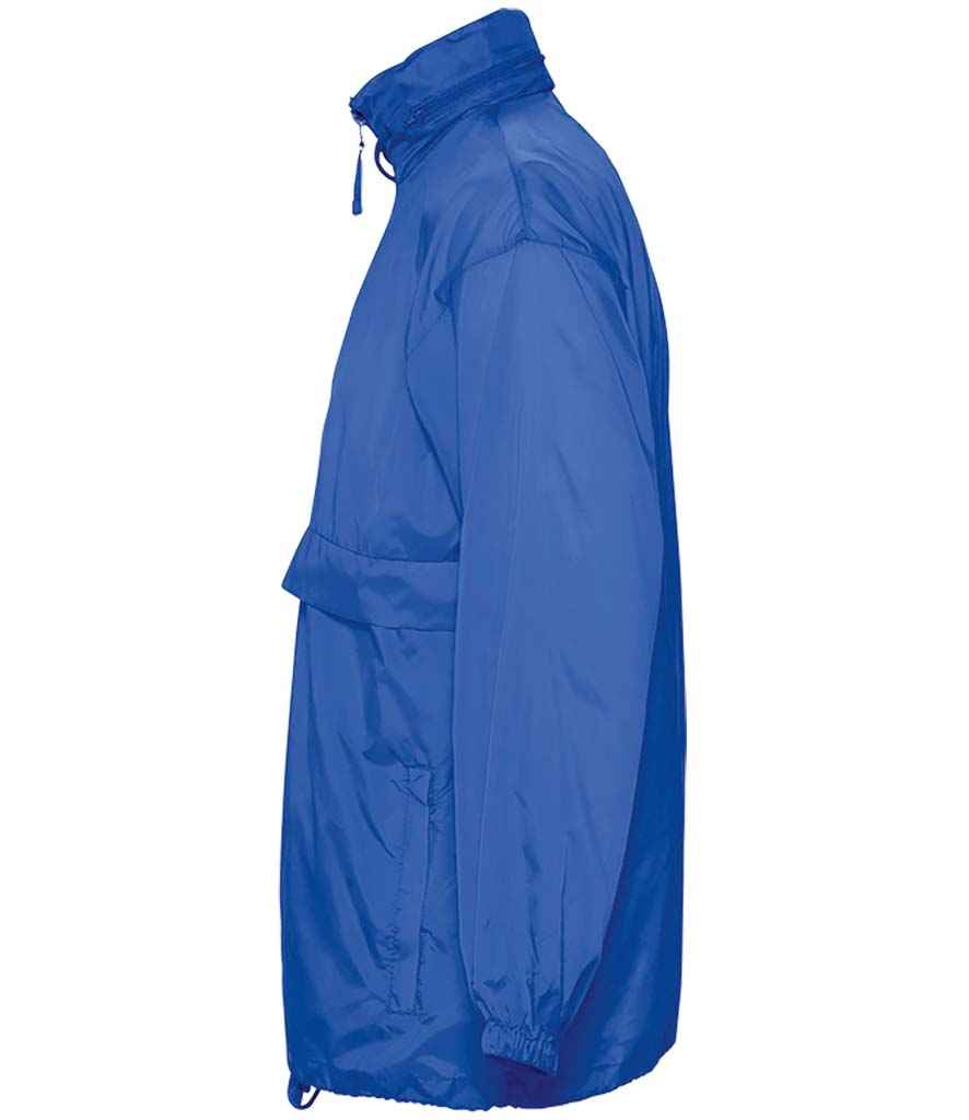 SOL'S Unisex Surf Windbreaker Jacket | Royal Blue - Image 3