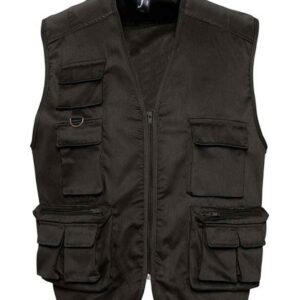 SOL'S Wild Waistcoat | Black