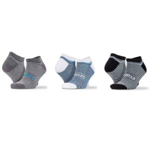 Spiro 3 Pack Mixed Stripe Sneaker Socks | Mixed