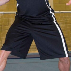 Spiro Basketball Shorts | Black/White
