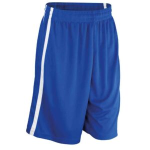 Spiro Basketball Shorts | Royal Blue/White
