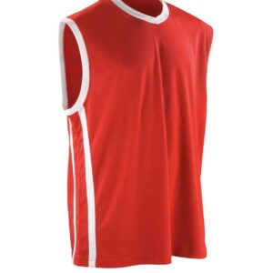 Spiro Basketball Top | Red/White