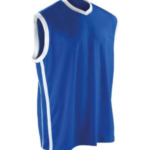 Spiro Basketball Top | Royal Blue/White