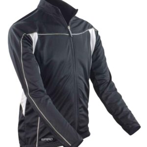 Spiro Bikewear Long Sleeve Performance Top | Black/White
