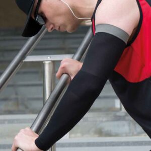 Spiro Compression Arm Sleeve | Black/Grey