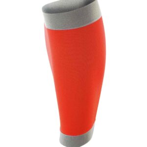Spiro Compression Calf Sleeve | Neon orange/Grey