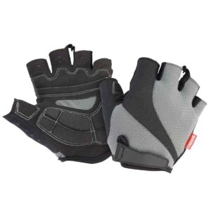 Spiro Fingerless Summer Short Gloves | Grey/Black