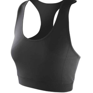 Spiro Impact Ladies Softex® Crop Top | Black