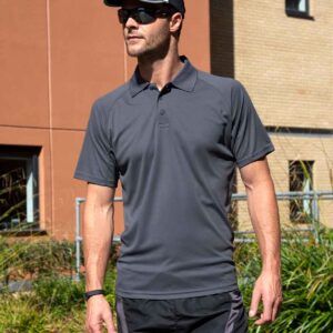 Spiro Impact Performance Aircool Polo Shirt | Grey
