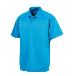 Spiro Impact Performance Aircool Polo Shirt | Ocean Blue