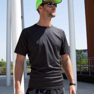 Spiro Impact Performance Aircool T-Shirt | Black