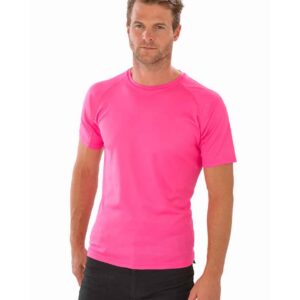 Spiro Impact Performance Aircool T-Shirt | Flo Pink