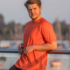 Spiro Impact Performance Aircool T-Shirt | Orange