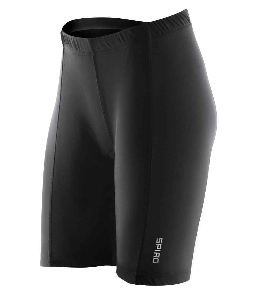 Spiro Ladies Bikewear Padded Shorts | Black - Image 2