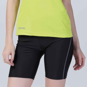 Spiro Ladies Bodyfit Base Layer Shorts | Black