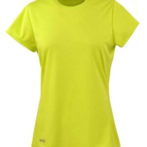 Spiro Ladies Quick Dry Performance T-Shirt | Lime Green