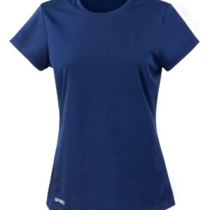 Spiro Ladies Quick Dry Performance T-Shirt | Navy