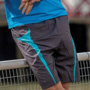 Spiro Micro-Lite Mesh Lined Team Shorts | Grey/Aqua