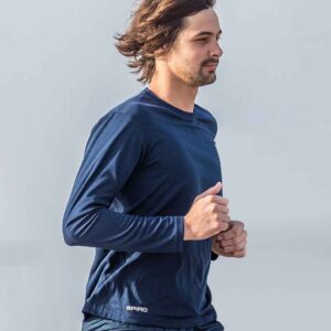Spiro Performance Long Sleeve T-Shirt | Navy