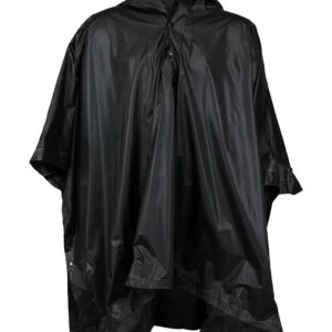 Splashmacs Kids Rain Poncho | Black
