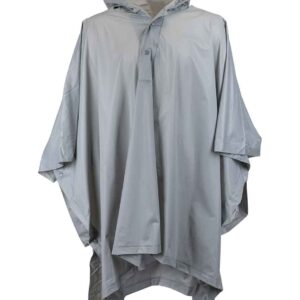 Splashmacs Kids Rain Poncho | Silver
