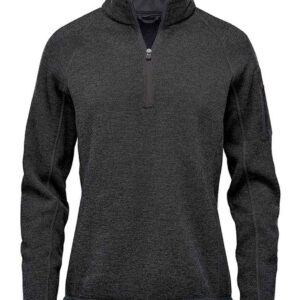 Stormtech Ladies Avalante 1/4 Zip Fleece | Black Heather