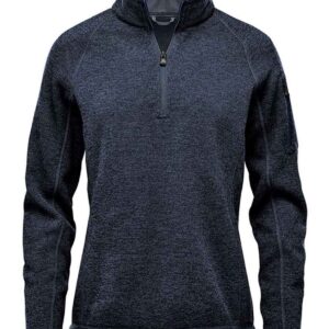 Stormtech Ladies Avalante 1/4 Zip Fleece | Navy Heather